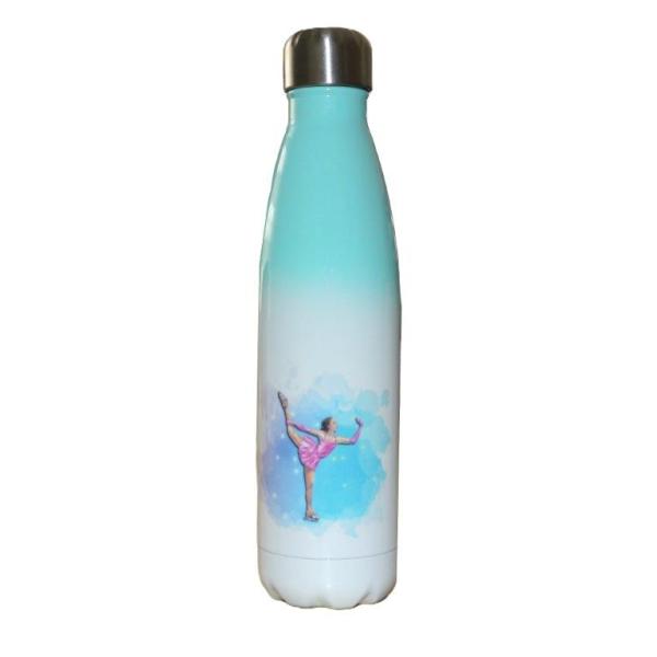 Flasche Eiskunstlauf weiß/mint